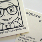Print: Square Turtle Business Cards